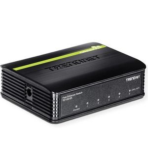 TRENDent 5-Port 10/100Mbps GREENnet Ethernet TE 100-SS